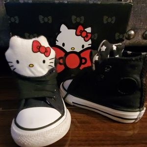 Limited Edition High Top Converse Hello Kitty